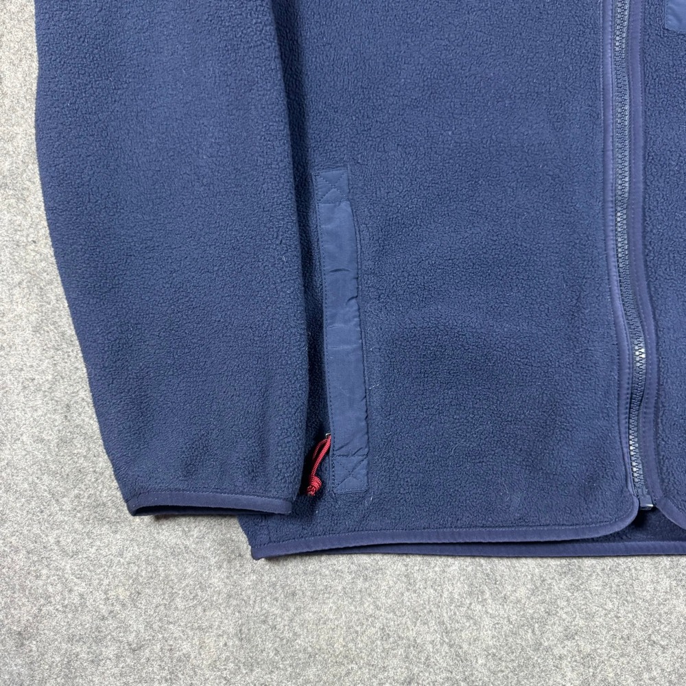 Patagonia Synchilla Jacket Mens M Navy Blue Full Zip Fleece Mock Neck Pocket - Picture 2 of 11